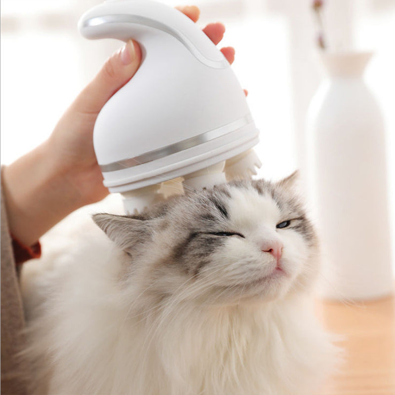 Electric pet spa massager for calm grooming and pet-care routines